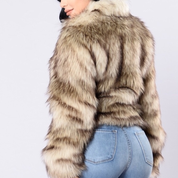 AMAZINGLY GORG Fernando Fur Coat-Natural (M) - Picture 1 of 5